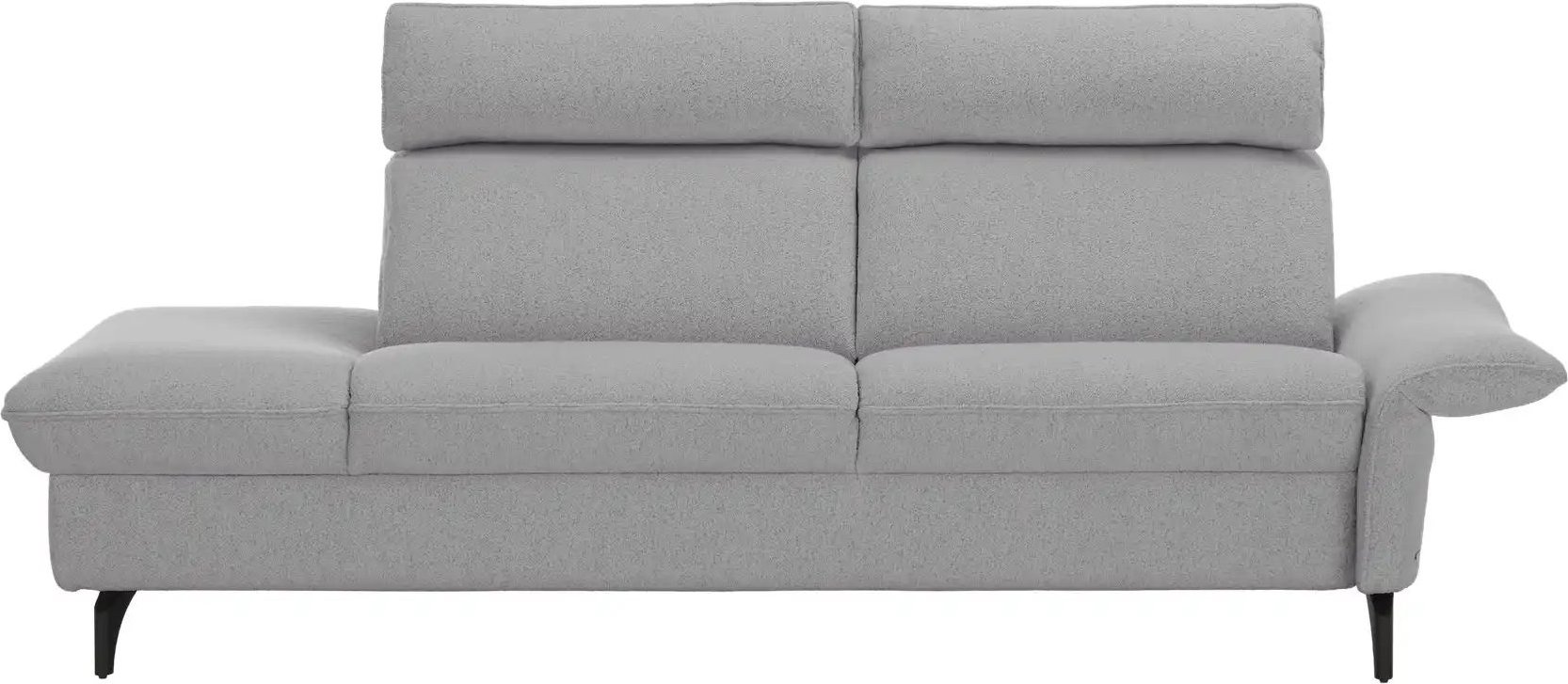 himolla Recamiére 1926 ¦ grau ¦ Maße (cm): B: 233 H: 106 T: 117.0 Polstermöbel > Ottomanen & Recamiere - Höffner