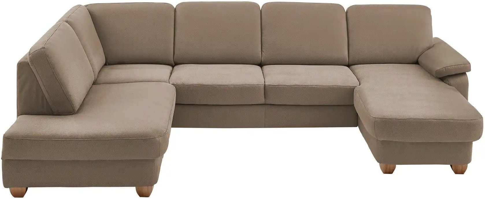 Thumbnail - meinSofa Wohnlandschaft aus Kunstleder Oliver ¦ braun ¦ Maße (cm): B: 300 H: 85 T: 202.0 Polstermöbel > Sofas > Wohnlan...