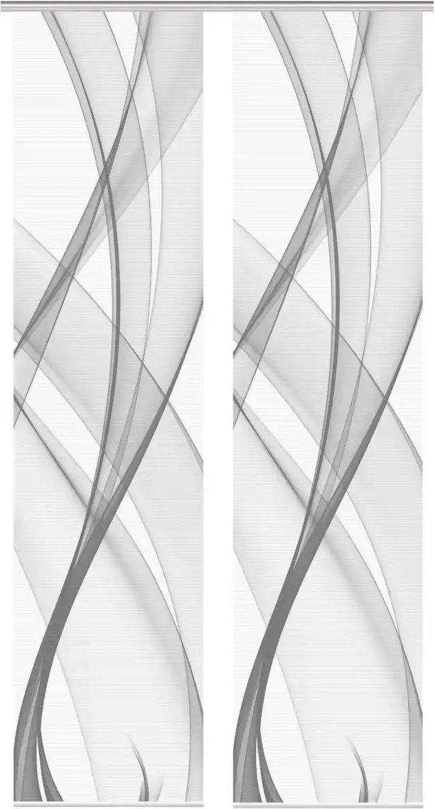 VISION S Schiebevorhang ¦ grau ¦ Synthetik ¦ Maße (cm): B: 60 H: 260 Gardinen & Rollos > Gardinen & Vorhänge > Schiebe...