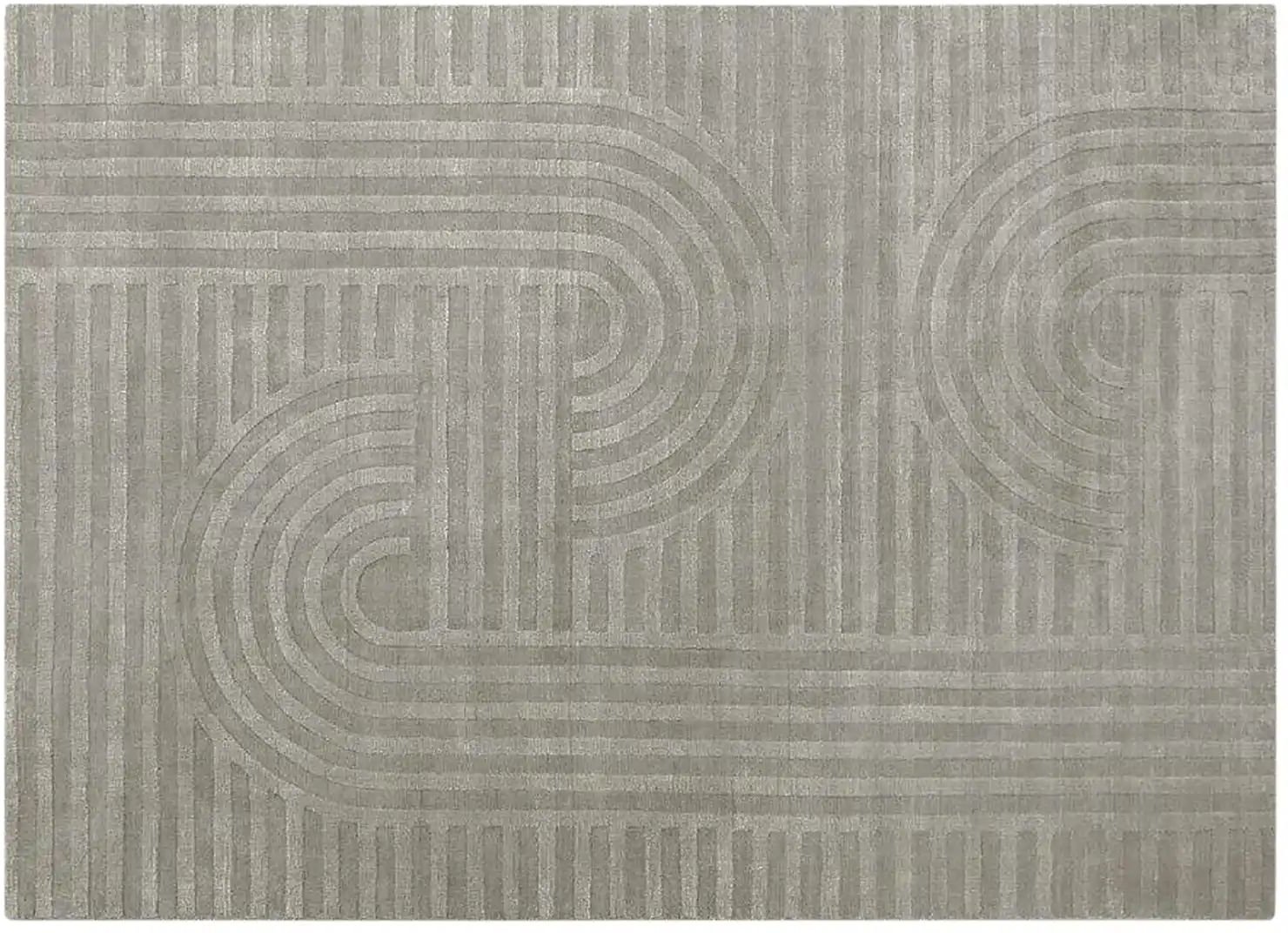 Handweb-Teppich Missouri ¦ braun ¦ Viskose,Wolle ¦ Maße (cm): B: 170 Teppiche > Einfarbige Teppiche - Höffner