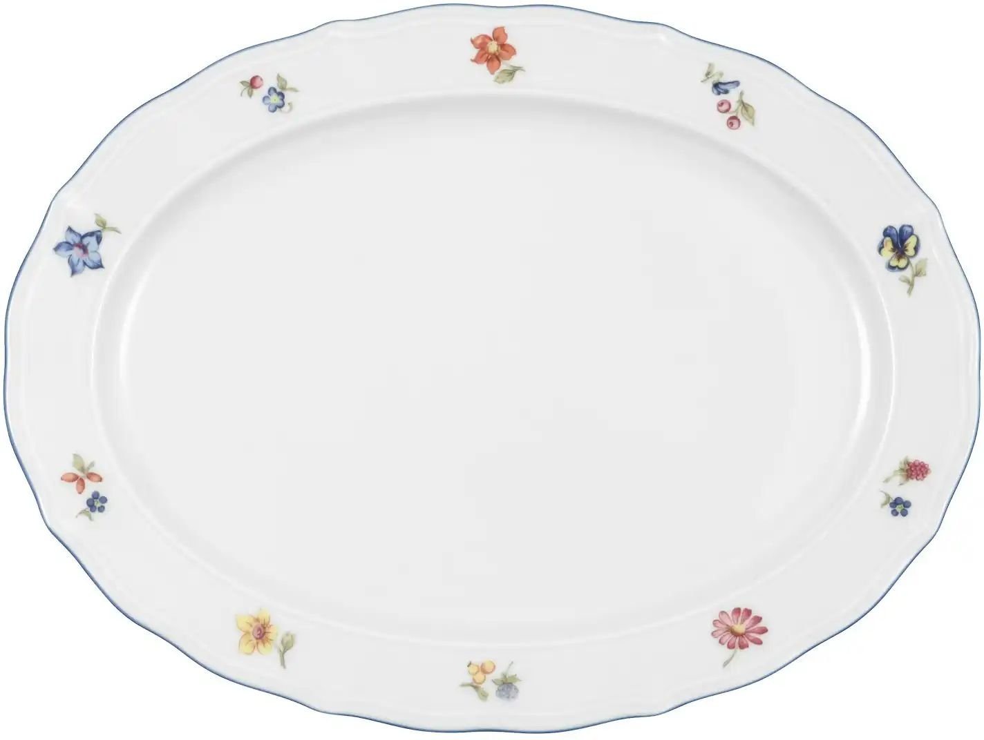 Seltmann Weiden Servierplatte Sonate ¦ mehrfarbig ¦ Porzellan ¦ Maße (cm): B: 23 Geschirr > Einzelgeschirrteile - Höffn...