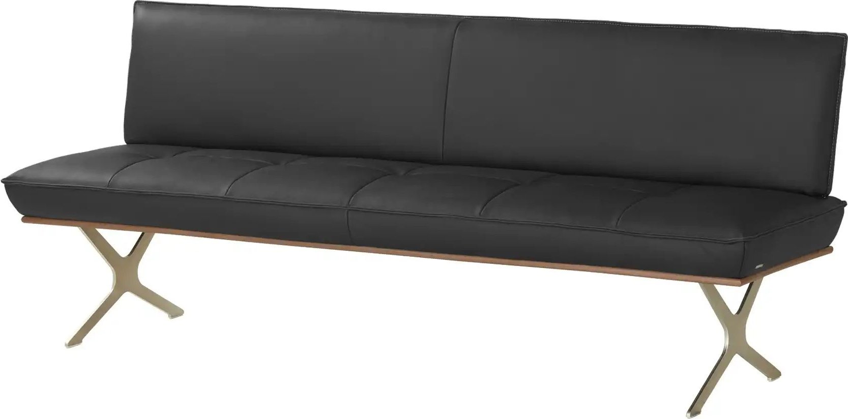 KOINOR Sitzbank Leder Dining System 1 ¦ schwarz ¦ Maße (cm): B: 154 H: 88 T: 66.0 Bänke > Einzelbänke - Höffner