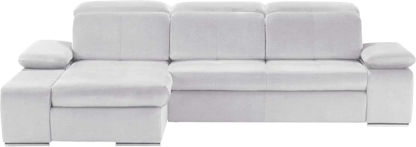 switch Ecksofa aus Mikrofaser Avilla ¦ grau ¦ Maße (cm): B: 285 H: 86 T: 187.0 Polstermöbel > Sofas > Ecksofas - Höffner