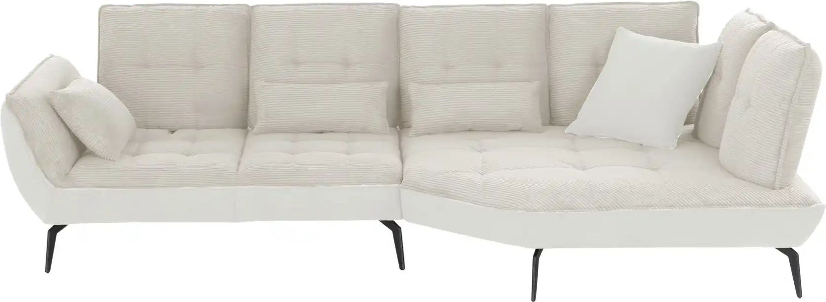 vito Ecksofa mit Sitztiefenverstellung Ticona ¦ creme ¦ Maße (cm): B: 320 H: 93 T: 169.0 Polstermöbel > Sofas > Ecksofas...