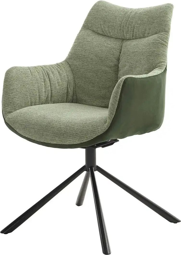 Polsterstuhl Daphne ¦ grün ¦ Maße (cm): B: 59 H: 88 T: 64.0 Stühle > Esszimmerstühle > Esszimmerstühle mit Armlehnen - ...