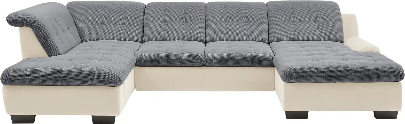 Lounge Collection Wohnlandschaft Davinci ¦ grau ¦ Maße (cm): B: 346 H: 85 T: 195.0 Polstermöbel > Sofas > Wohnlandschaf...