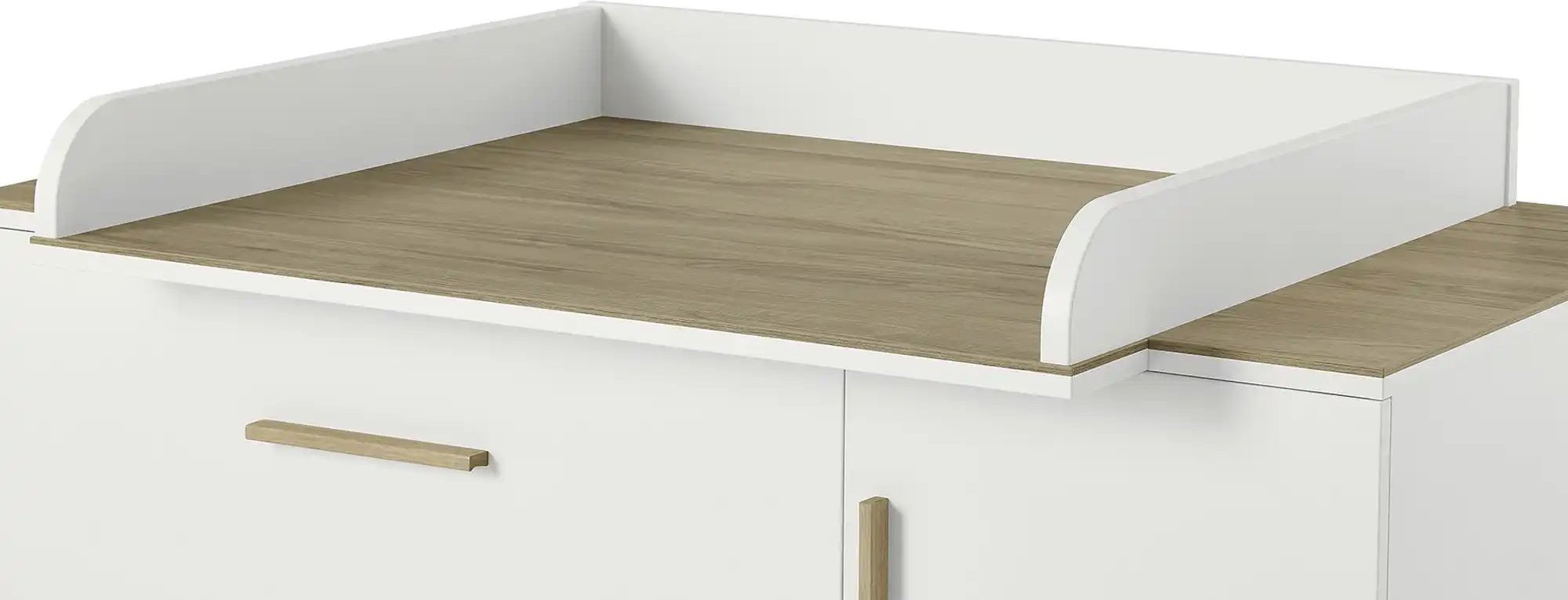 PAIDI Wickelaufsatz Enie ¦ weiß ¦ Maße (cm): B: 123,5 H: 12,5 T: 78.4 Baby > Babymöbel > Wickelaufsätze - Höffner