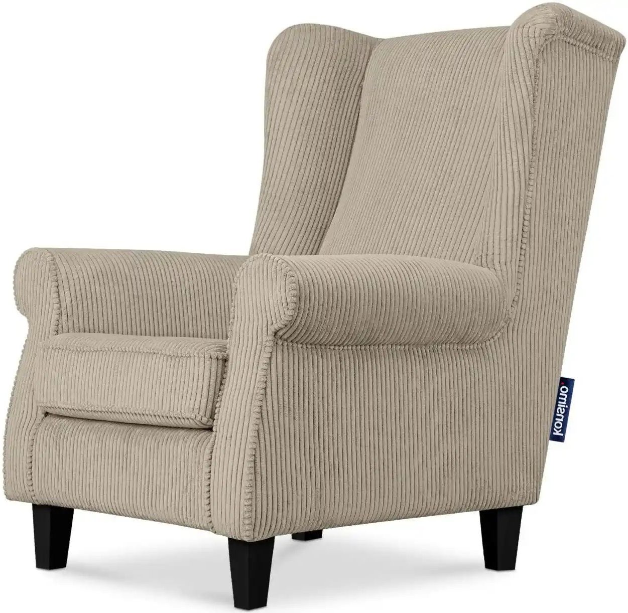 KONSIMO Ohrensessel Miles ¦ braun ¦ Maße (cm): B: 82 H: 105 Polstermöbel > Sessel > Ohrensessel - Höffner