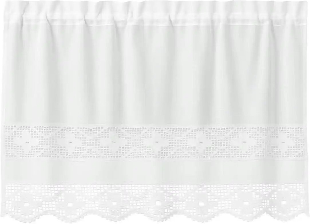 Weckbrodt Scheibengardine ¦ creme ¦ Synthetik ¦ Maße (cm): B: 120 H: 0,5 Gardinen & Rollos > Gardinen & Vorhänge > Sch...