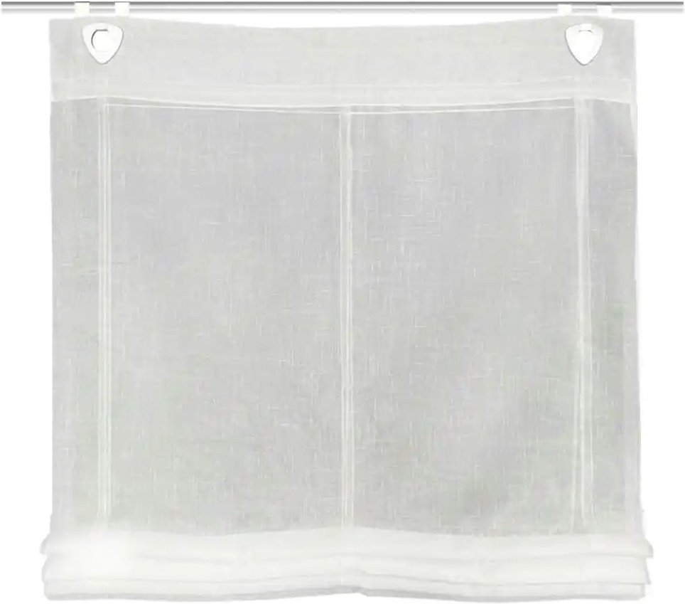 HOME Wohnideen Raffrollo ¦ weiß ¦ Synthetische Materialien ¦ Maße (cm): B: 60 H: 130 Gardinen & Rollos > Rollos & Jalo...