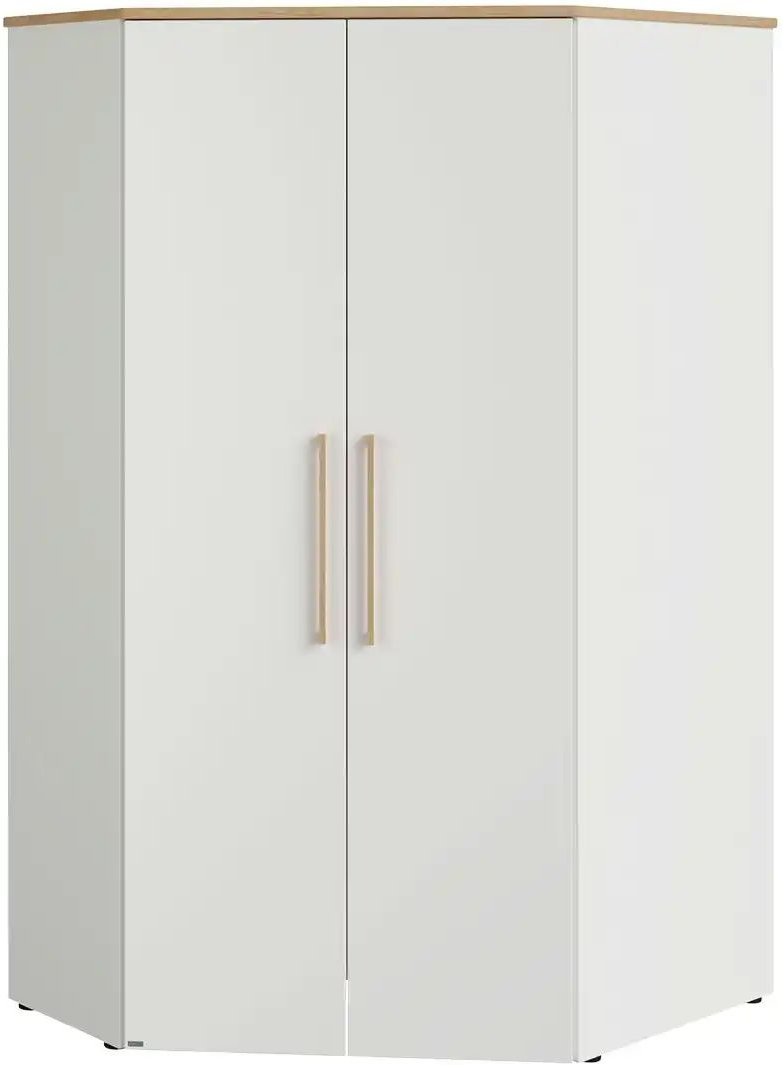 PAIDI Eck-Kleiderschrank Oscar ¦ weiß ¦ Maße (cm): B: 101,9 H: 206 T: 125.9 Jugendmöbel > Jugendschränke - Höffner