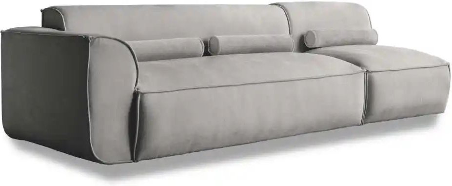 Miuform Einzelsofa modular Flex Felix ¦ grau ¦ Maße (cm): B: 248 H: 70 Polstermöbel > Sofas > 3-Sitzer - Höffner