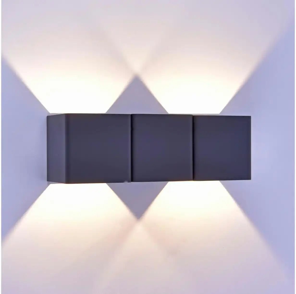 Paul Neuhaus Wandleuchte ¦ grau ¦ Maße (cm): B: 7,5 H: 7,5 T: 22.5 Lampen & Leuchten > Wandleuchten - Höffner