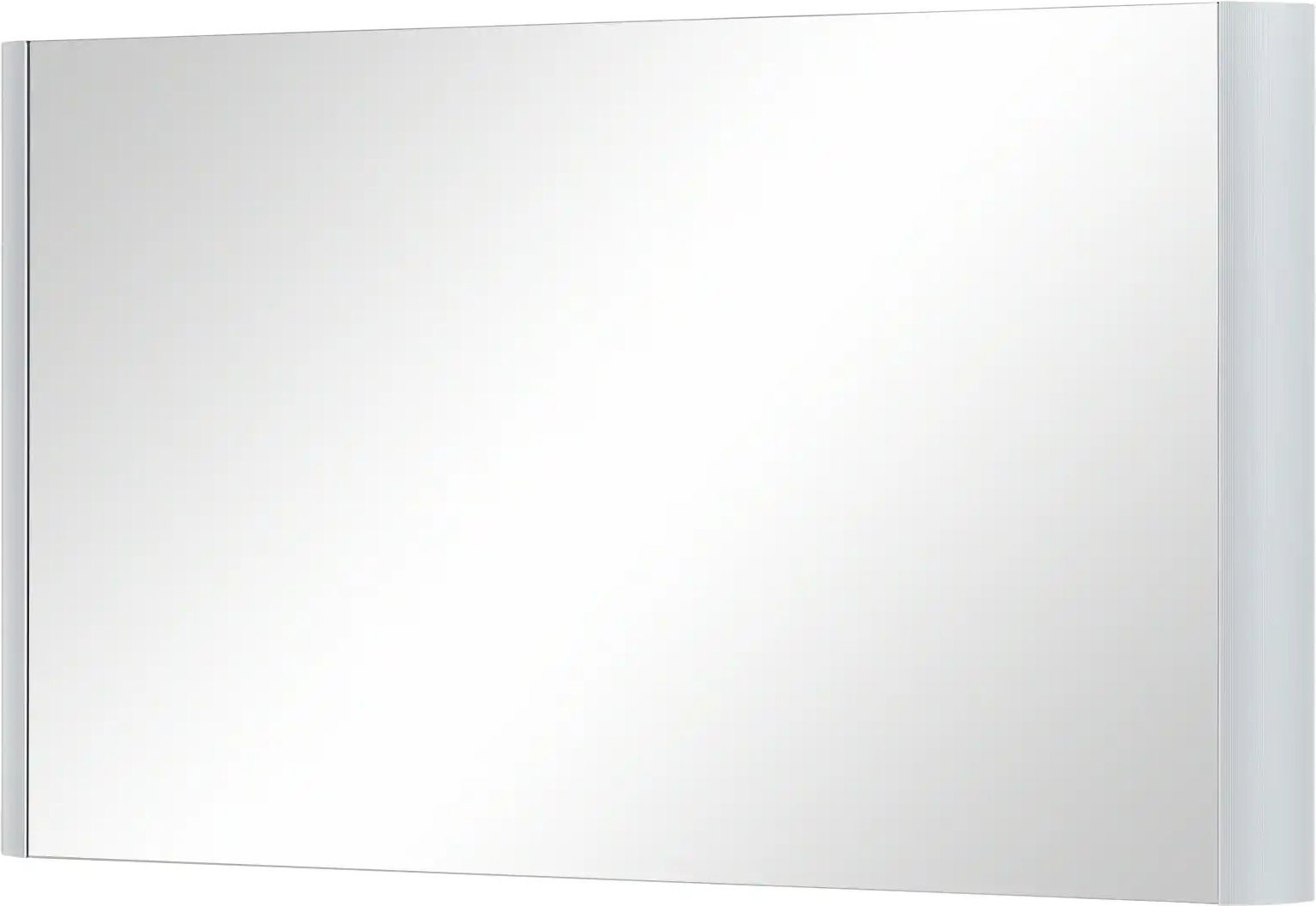 Spiegel 95 x 56 cm Juno ¦ silber ¦ Glas,Aluminium,Holzwerkstoff ¦ Maße (cm): B: 95 H: 56 T: 6.0 Garderoben & Kleiderstan...