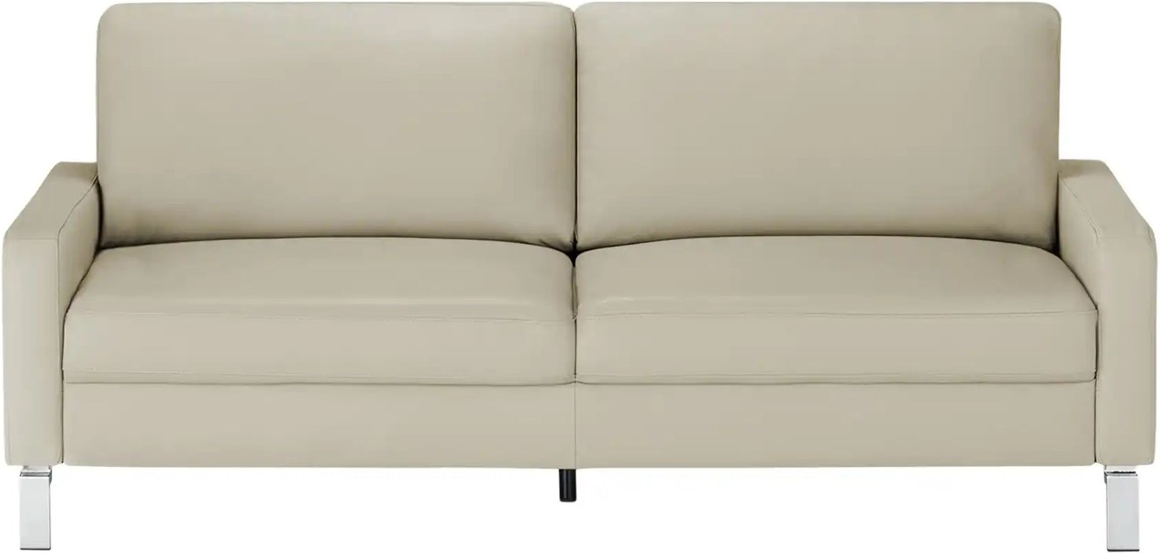 Max Schelling Einzelsofa aus Echtleder Maximum ¦ creme ¦ Maße (cm): B: 204 H: 86 T: 97.0 Polstermöbel > Sofas > 3-Sitzer...