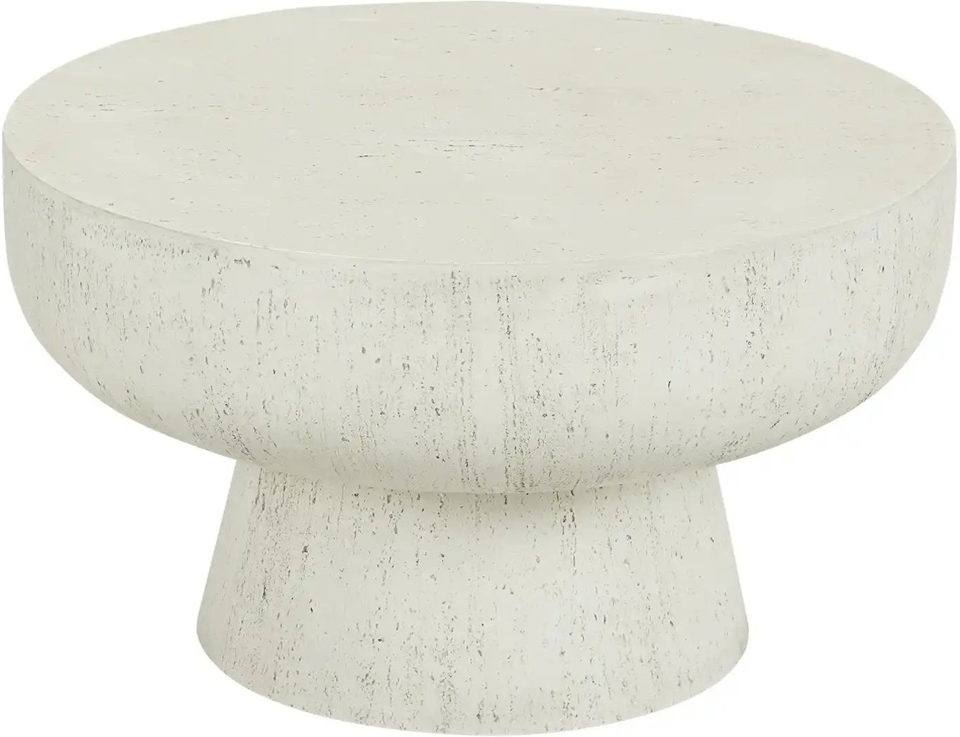 Couchtisch Travertino ¦ grau ¦ Maße (cm): H: 40,5 Ø: 70.5 Tische > Couchtische > Couchtische rund - Höffner