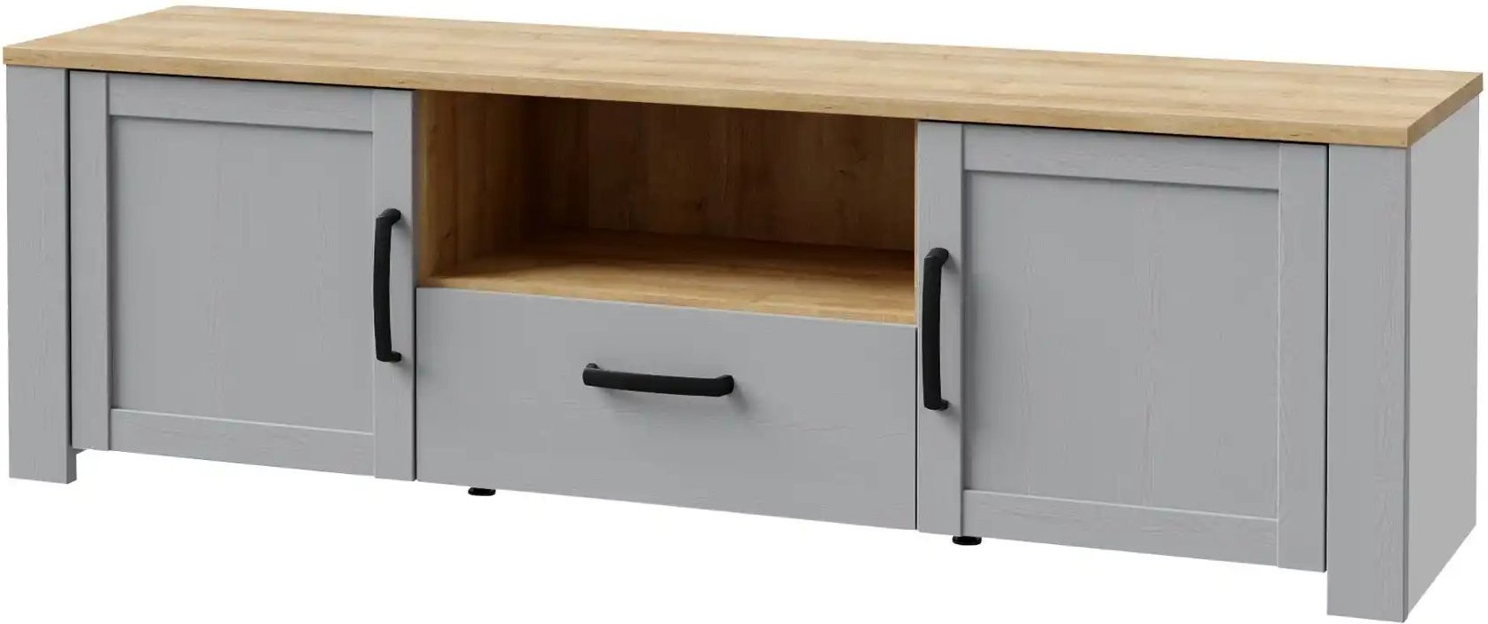 Lowboard Toneo ¦ weiß ¦ Maße (cm): B: 166 H: 52 T: 42.0 Kommoden & Sideboards > Lowboards - Höffner