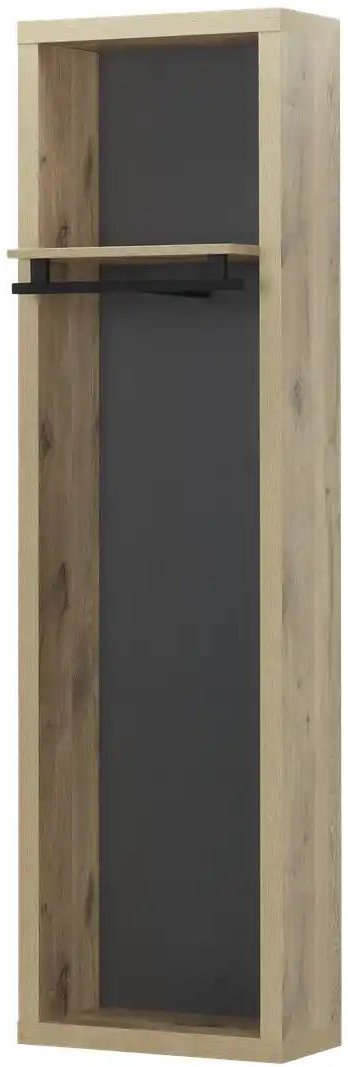 Hängegarderobe Varone ¦ holzfarben ¦ Maße (cm): B: 51 H: 178 T: 35.0 Schränke > Hängeschränke - Höffner