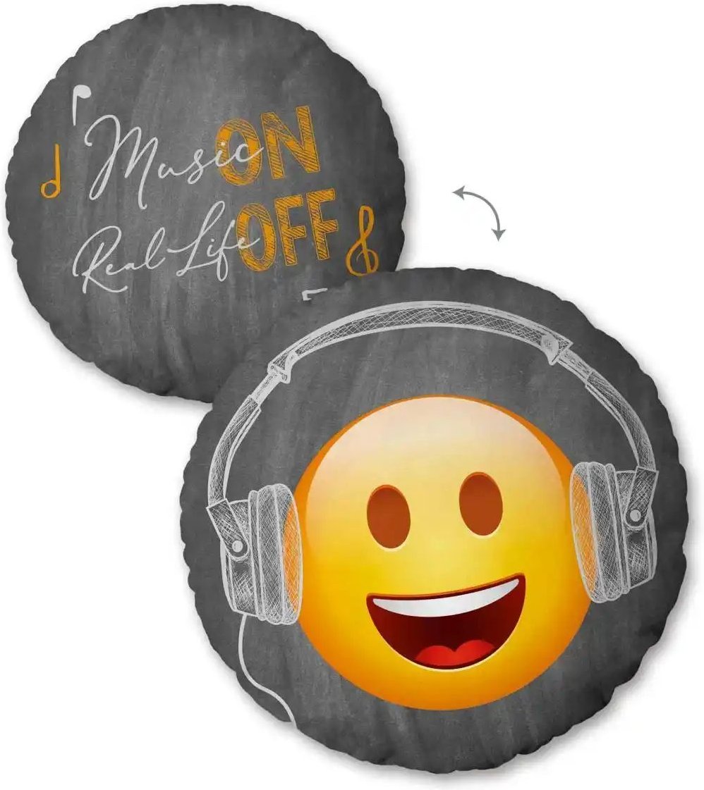 Kissen Emot!x Music ¦ mehrfarbig ¦ Maße (cm): B: 40 H: 1 Dekokissen & Decken > Kissen > Dekokissen - Höffner