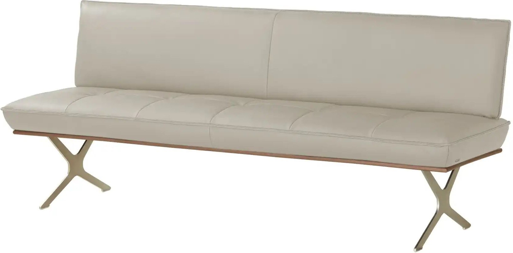 KOINOR Sitzbank Leder Dining System 1 ¦ beige ¦ Maße (cm): B: 214 H: 88 T: 66.0 Bänke > Einzelbänke - Höffner