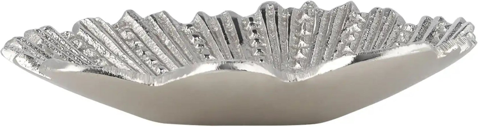 Deko Schale Muschel ¦ silber ¦ Aluminium ¦ Maße (cm): H: 3,5 Ø: 15 Accessoires > Deko-Schalen - Höffner