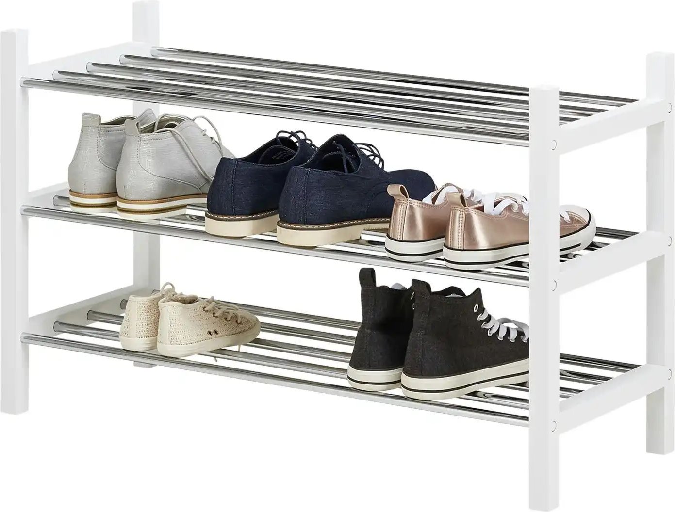 Schuhregal Alimos ¦ weiß ¦ Maße (cm): B: 77 H: 48 T: 30.0 Regale > Schuhregale - Höffner