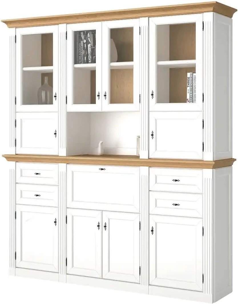 maison bleue Buffet Petit Chalet ¦ holzfarben ¦ Maße (cm): B: 196 H: 215 T: 44.0 Schränke > Buffets - Höffner