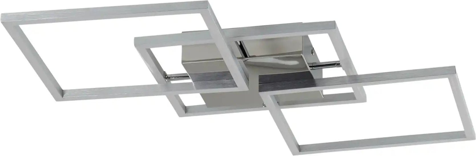 Thumbnail - KHG LED-Deckenleuchte Alu/chrom ¦ silber ¦ Maße (cm): B: 54 H: 6 T: 54.0 Lampen & Leuchten > Deckenleuchten - Höffner