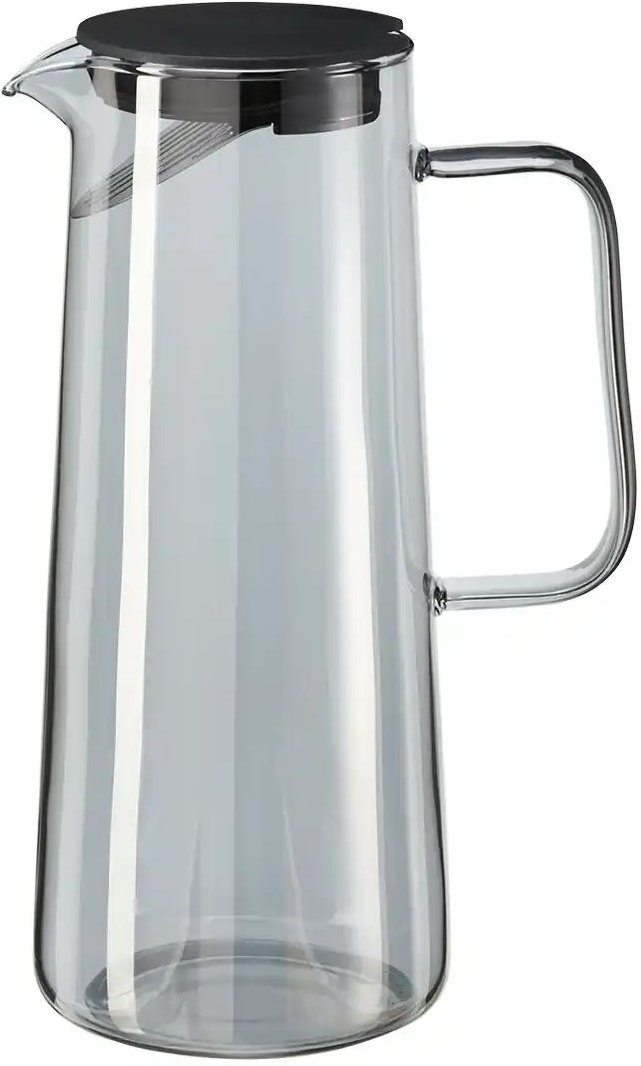 for friends Wasserkaraffe ¦ grau ¦ Glas ¦ Maße (cm): B: 14,3 H: 24,8 Gläser & Karaffen - Höffner