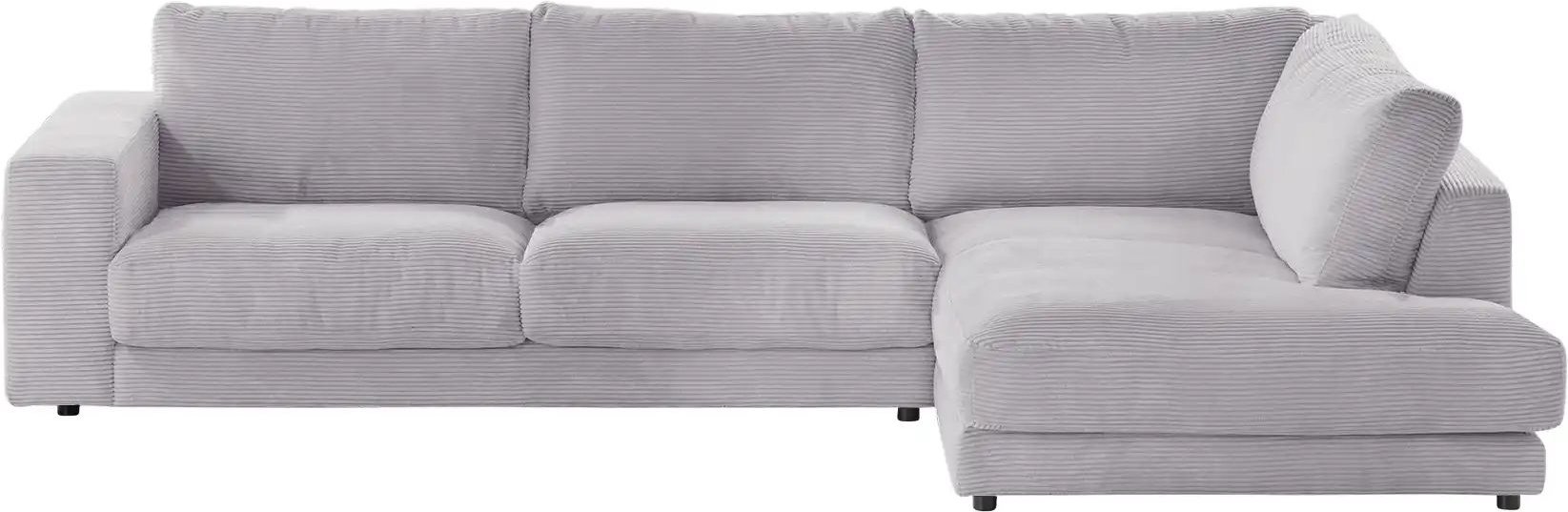 Jette Home Ecksofa Cord Sila ¦ grau ¦ Maße (cm): B: 325 H: 85 T: 224.0 Polstermöbel > Sofas > Ecksofas - Höffner