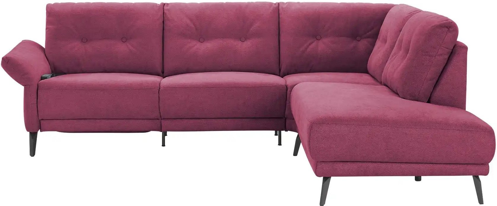 Jette Home Ecksofa Scope ¦ rot ¦ Maße (cm): B: 258 H: 88 T: 221.0 Polstermöbel > Sofas > Ecksofas - Höffner