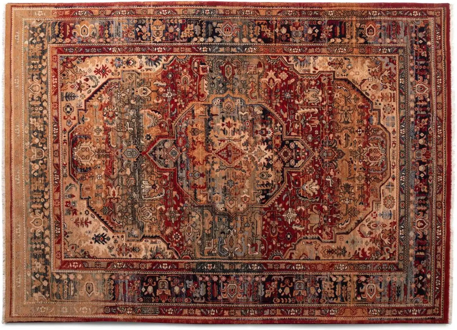 THEKO Wollteppich Saharna ¦ rot ¦ Wolle ¦ Maße (cm): B: 200 Teppiche > Wohnteppiche > Teppiche 200x300 cm - Höffner