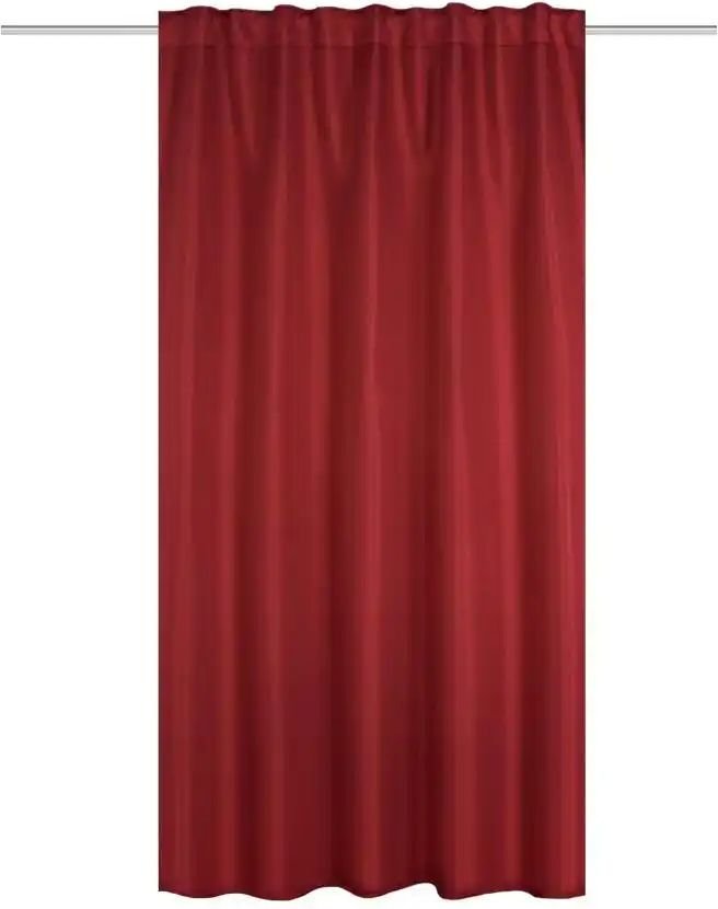 HOMEbasics Verdunklungsschal ¦ rot ¦ Maße (cm): B: 135 Gardinen & Rollos > Gardinen & Vorhänge > Schiebegardinen - Höf...