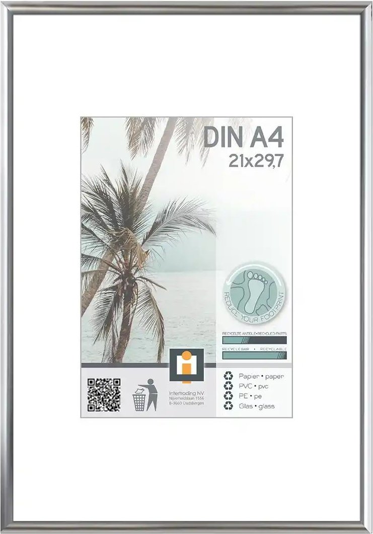 Kunststoffrahmen Kyoto ¦ silber ¦ Kunststoff ¦ Maße (cm): B: 22 H: 31 T: 1.8 Accessoires > Bilderrahmen - Höffner