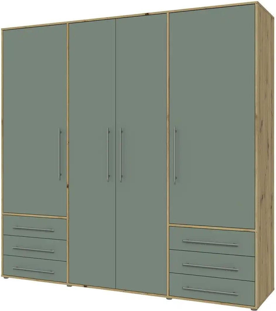 Thumbnail - Kleiderschrank Morley ¦ holzfarben ¦ Maße (cm): B: 206 H: 200 T: 53.0 Schränke > Kleiderschränke > Drehtürenschränke - ...