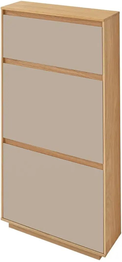 Schuhschrank Tiba ¦ creme ¦ Maße (cm): B: 62 H: 124 T: 21.0 Garderoben & Kleiderstangen > Garderoben Schuhschränke - Hö...