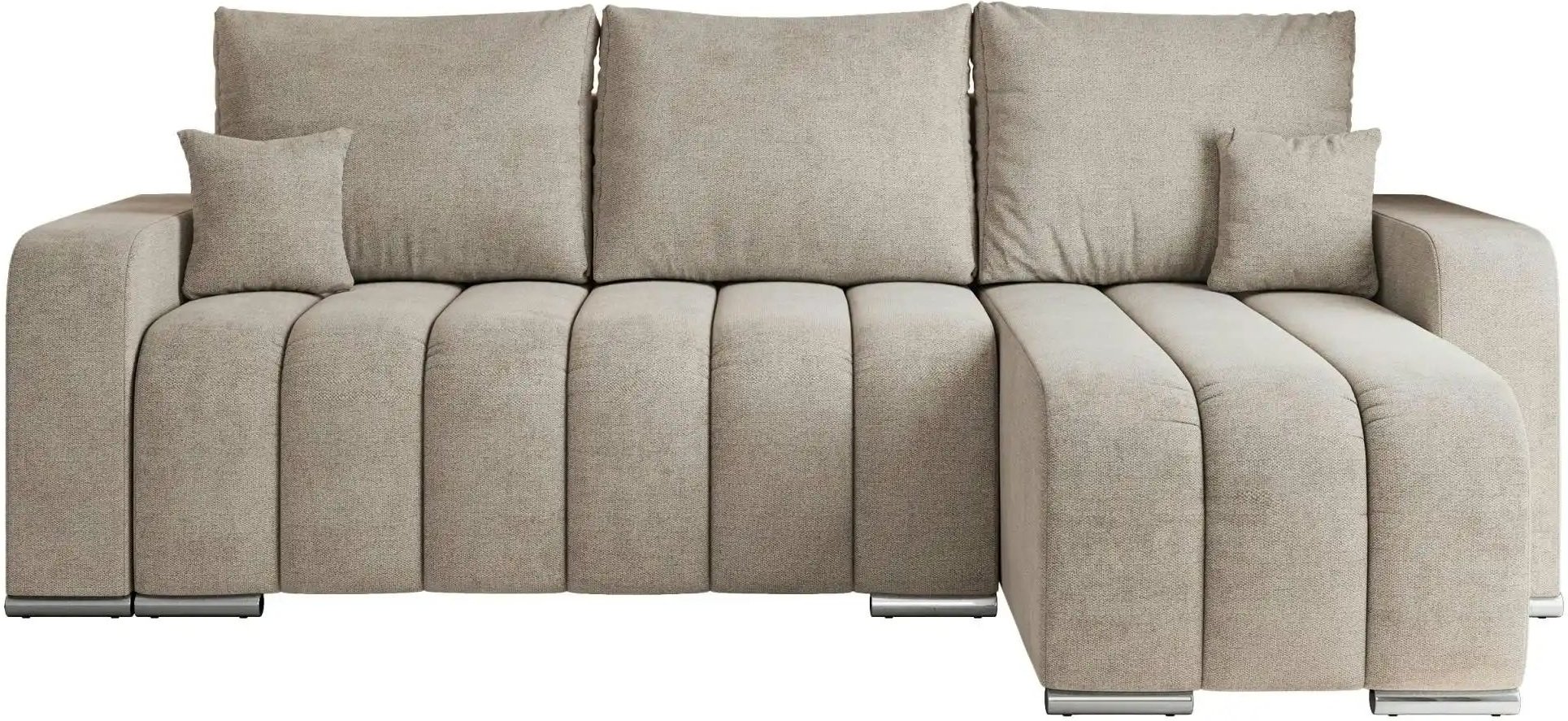 Ecksofa mit Schlaffunktion Kirasso ¦ beige ¦ Maße (cm): B: 245 H: 86 Polstermöbel > Sofas > Ecksofas - Höffner