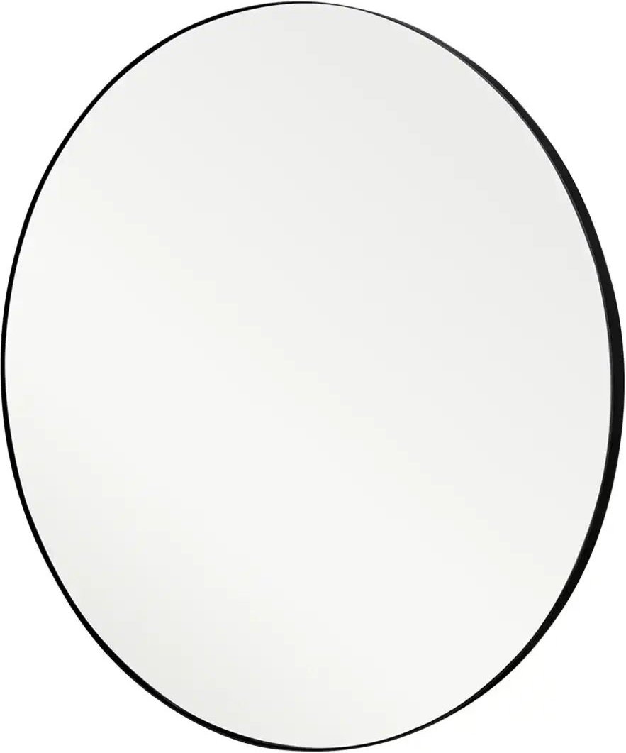 Roomers Spiegel Pannone ¦ schwarz ¦ Metall,Glas ¦ Maße (cm): T: 2.2 Ø: 70 Garderoben & Kleiderstangen > Garderoben Spi...
