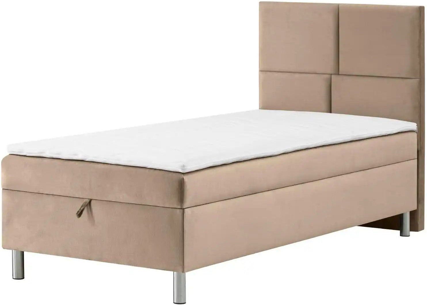 Boxbett mit Bettkasten Adria ¦ beige ¦ Maße (cm): B: 100 H: 110 Betten > Komfortbetten - Höffner