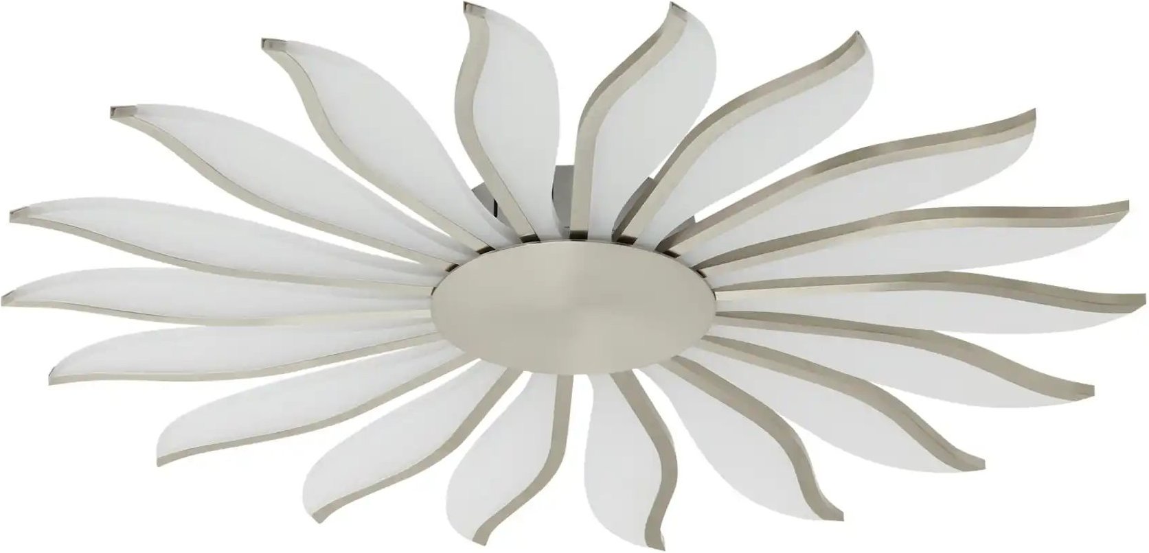 Meisterleuchten LED-Deckenleuchte ´Sonne´ Nickel matt ¦ silber ¦ Maße (cm): H: 5 Ø: 65 Lampen & Leuchten > Deckenleu...