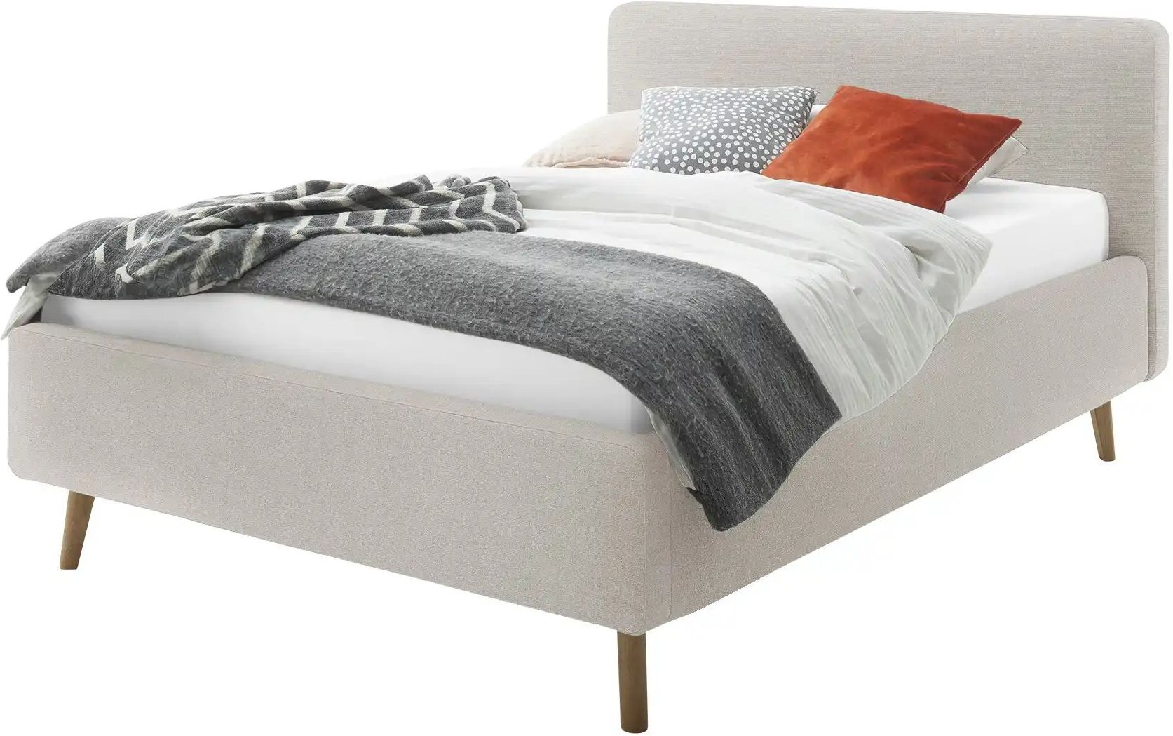 Polsterbett Mattis ¦ beige ¦ Maße (cm): B: 141 H: 105 Betten > Komfortbetten - Höffner