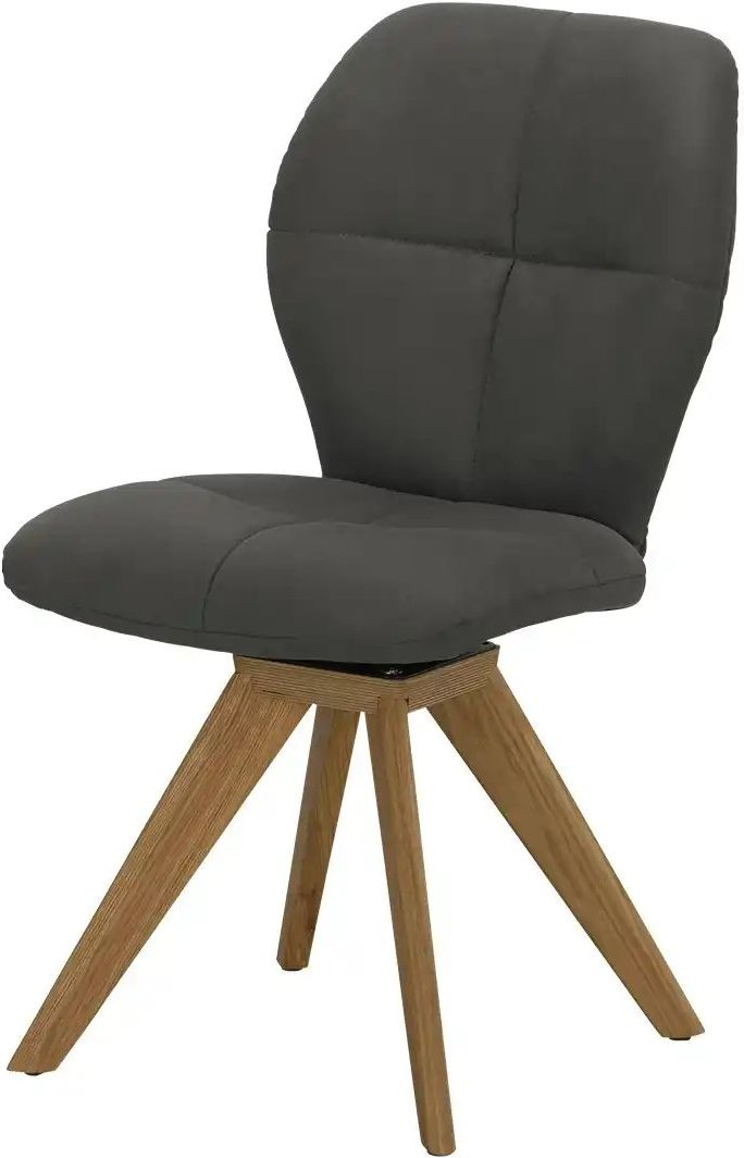 Wohnwert Polsterstuhl Luisa ¦ grau ¦ Maße (cm): B: 50 H: 90 T: 58.0 Stühle > Küchenstühle > Polster Küchenstühle - Höff...