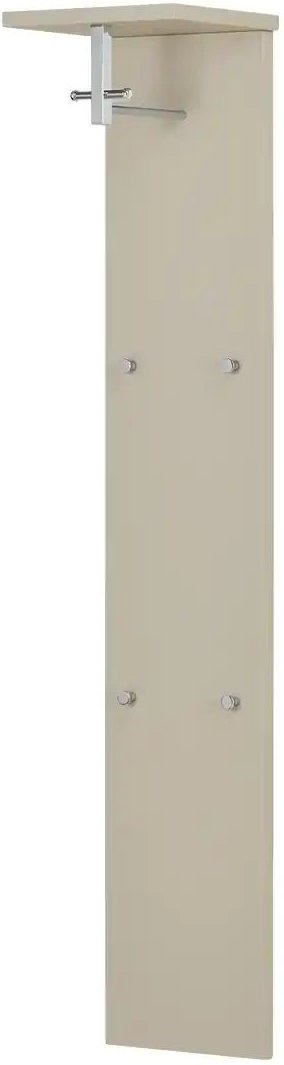 Wohnwert Garderobenpaneel Nicolo ¦ beige ¦ MDF-Platte ¦ Maße (cm): B: 33 H: 167 T: 31.0 Garderoben & Kleiderstangen > W...