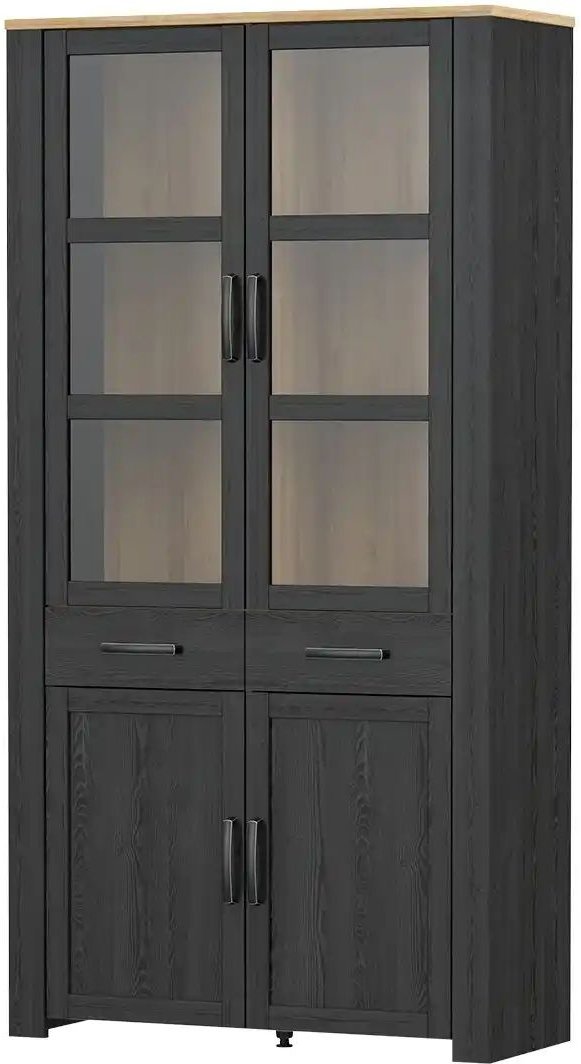 Doppelvitrine Toneo ¦ Maße (cm): B: 106,4 H: 205,4 T: 42.0 Schränke > Vitrinen - Höffner