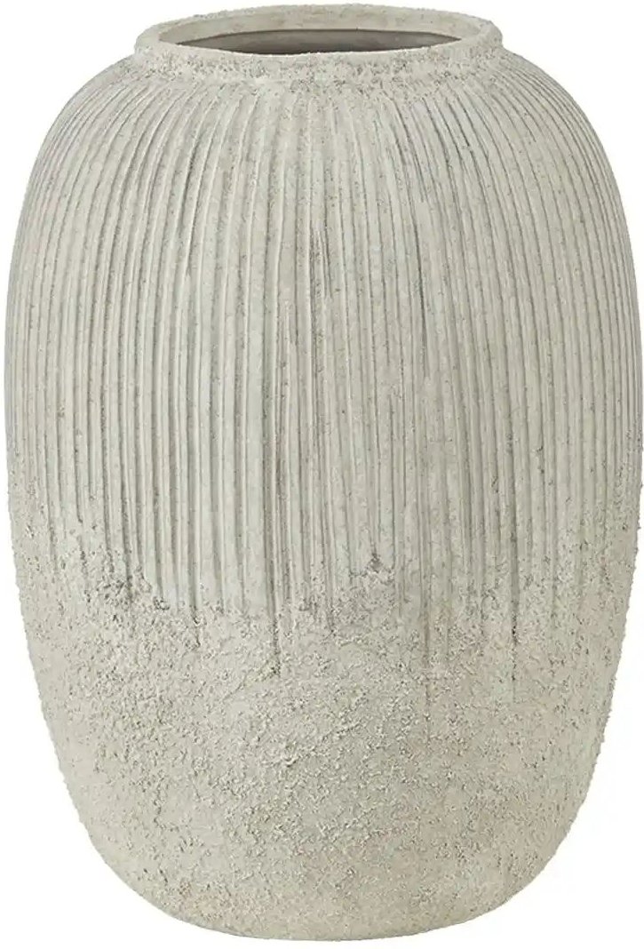 HOME STORY Vase   ¦ grau ¦ Steinzeug ¦ Maße (cm): H: 24,5  Ø: 17.5 Accessoires > Vasen - Höffner