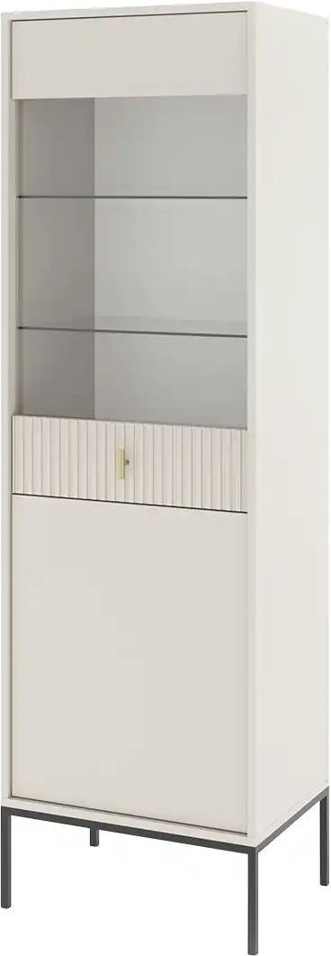 Vitrine Maglione ¦ beige ¦ Maße (cm): B: 53,9 H: 175 T: 39.0 Schränke > Vitrinen - Höffner