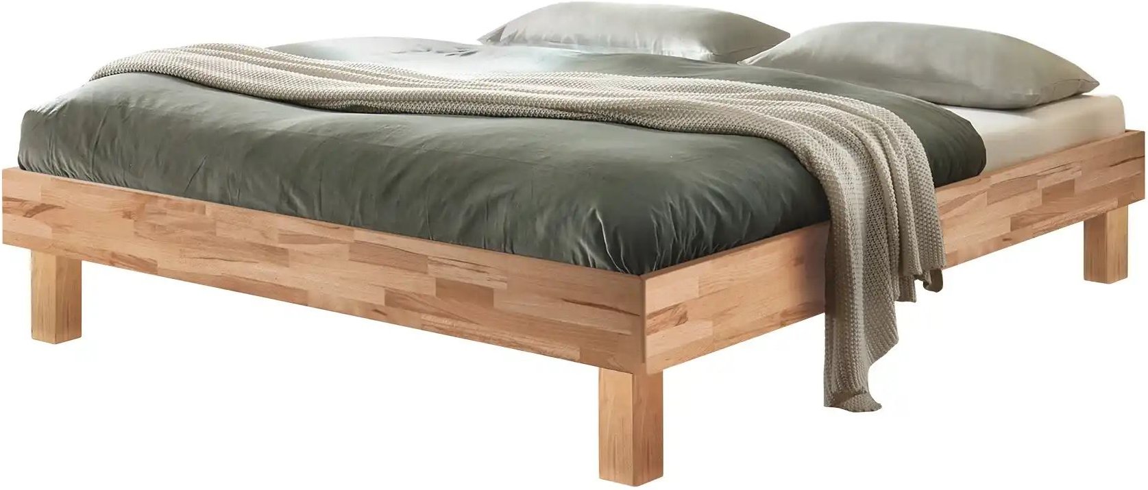 HASENA Massivholzbett Rapallo ¦ holzfarben ¦ Maße (cm): B: 146 Betten > Bettgestelle - Höffner