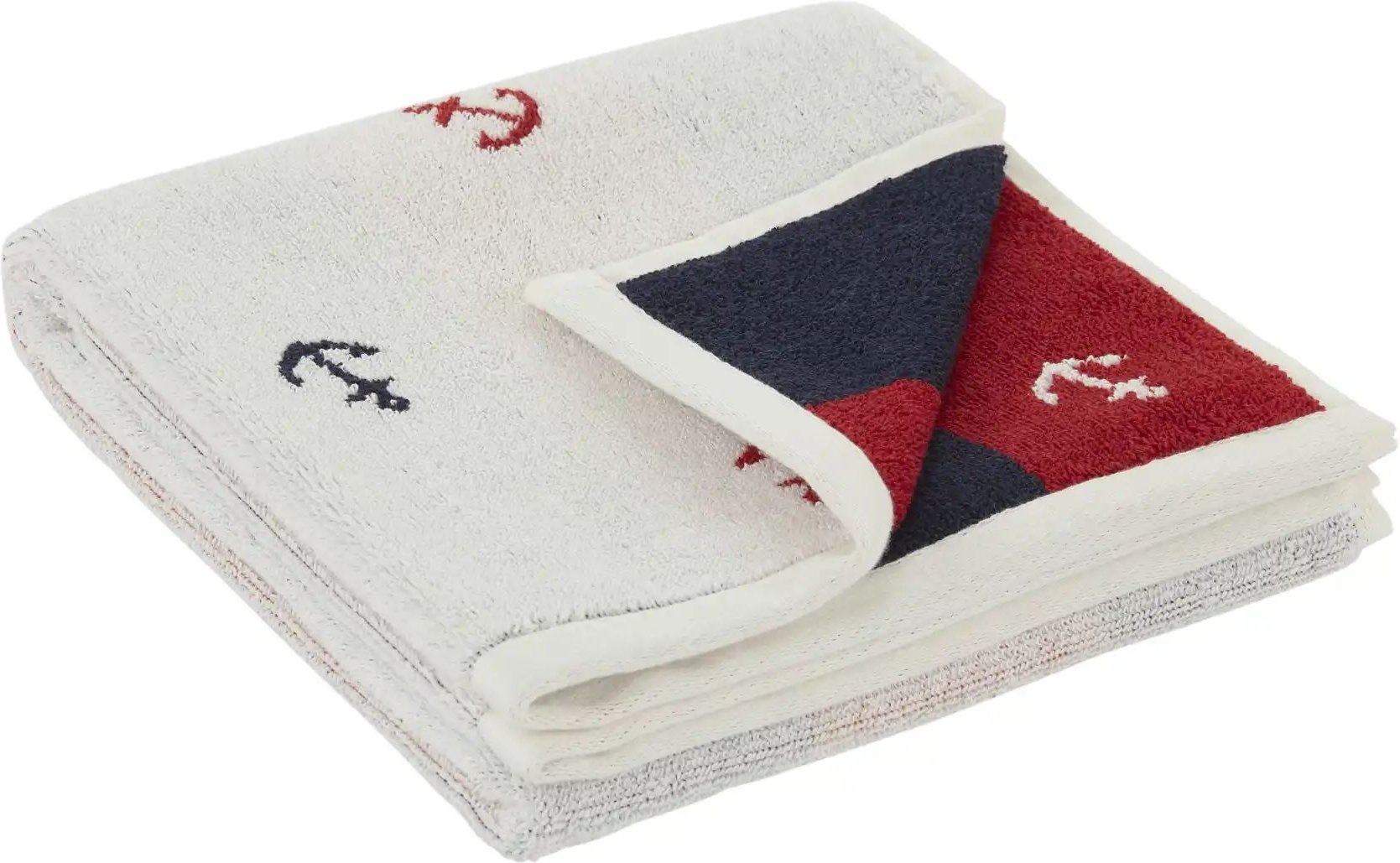 como Badetuch Anker ¦ weiß ¦ Maße (cm): B: 100 Badtextilien > Handtücher & Badetücher > Handtücher - Höffner
