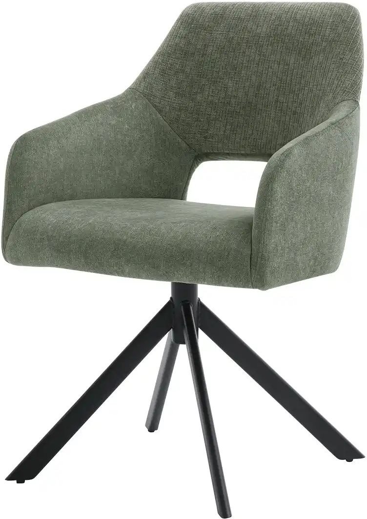 Woodford Armlehnstuhl Moderna ¦ grün ¦ Maße (cm): B: 57 H: 84 T: 59.0 Stühle > Esszimmerstühle > Esszimmerstühle mit Ar...