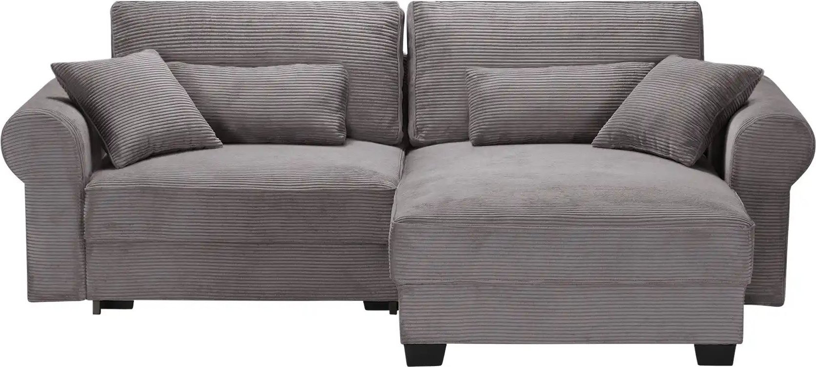 uno Ecksofa beidseitig montierbar Angelina klein ¦ braun ¦ Maße (cm): B: 255 H: 92 T: 185.0 Polstermöbel > Sofas > Eckso...